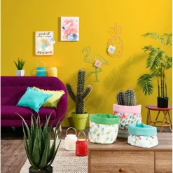 Rangement|Gifi Panière tissu en polyester