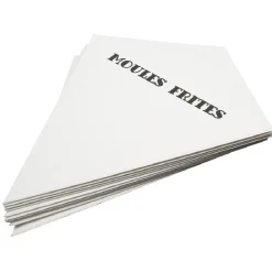 Papier pour présentoir frites x10^Gifi