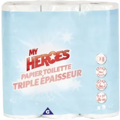 Sale Gifi Papier toilette x9 My heros