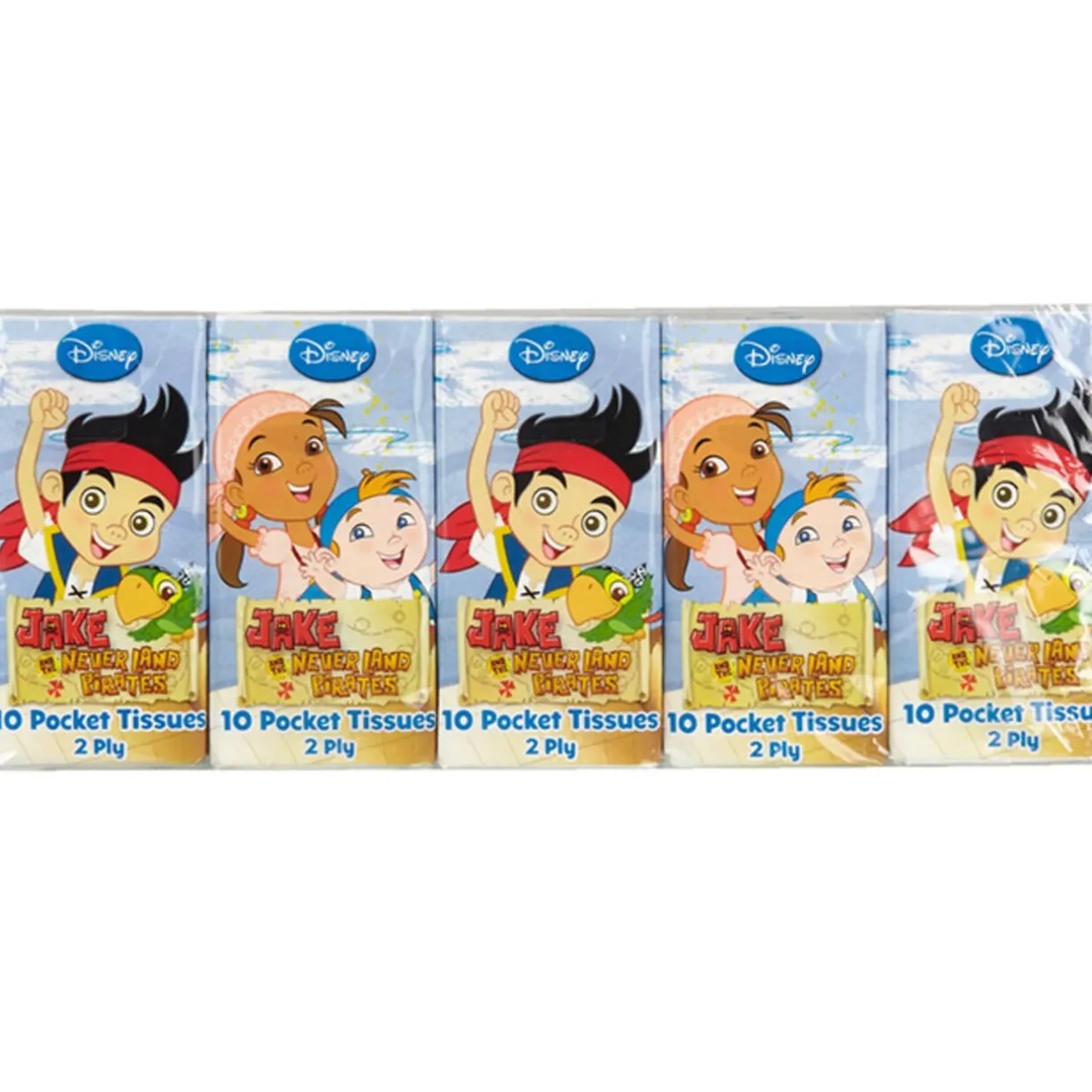 New Gifi Paquet de mouchoirs Disney Jack et les pirates x10