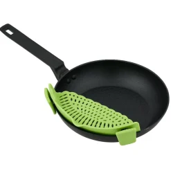 Passoire casserole à clips silicone gris^Gifi Discount