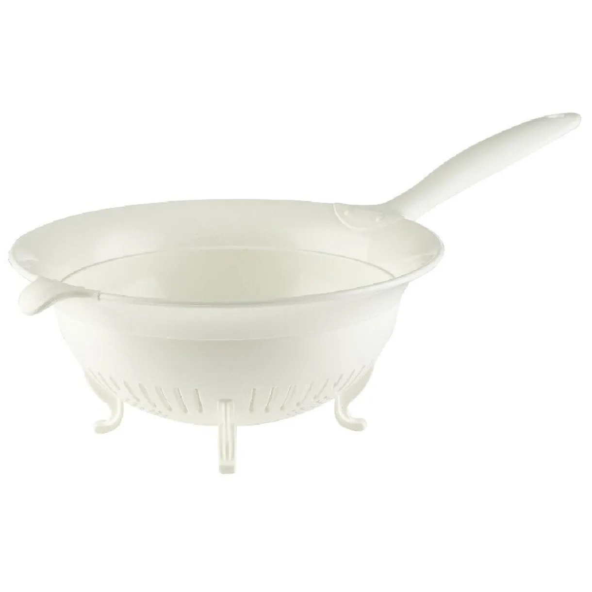 Passoire x2 et bol blancs XL^Gifi Discount