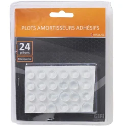 New Gifi Patin amortisseur transparent adhésif x24