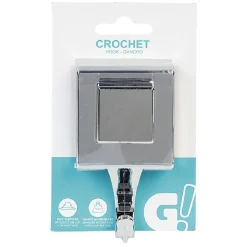 Rangement|Gifi Patère 1 crochet à ventouse gris