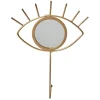 Rangement|Gifi Patère 1 crochet déco forme oeil miroir effet laiton or