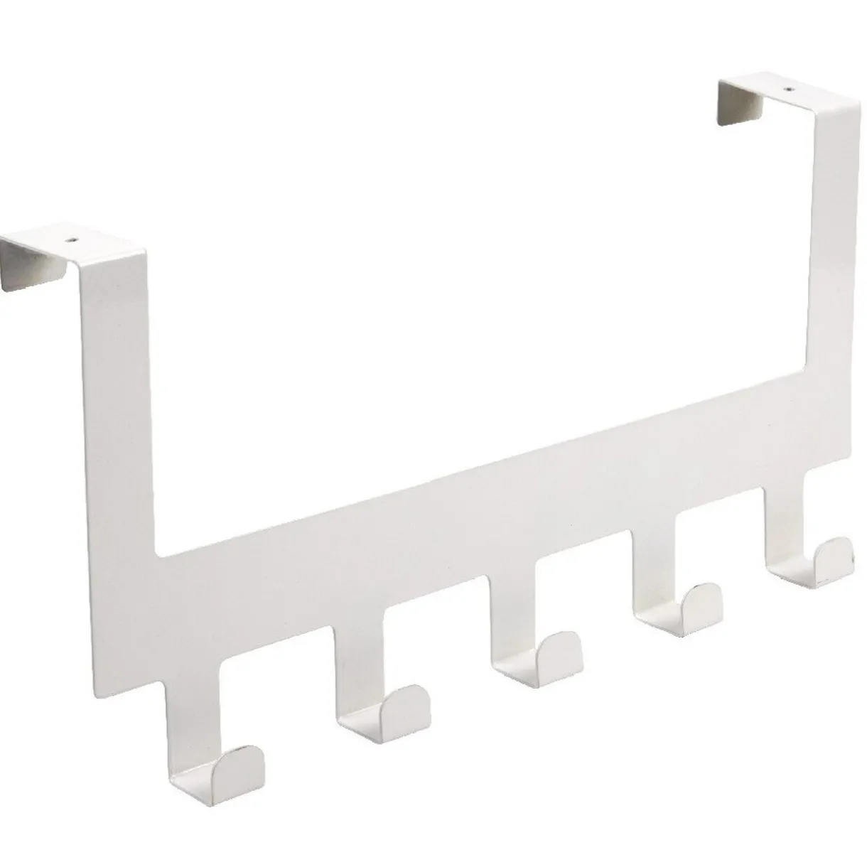 Rangement|Gifi Patère de porte blanche 5 crochets