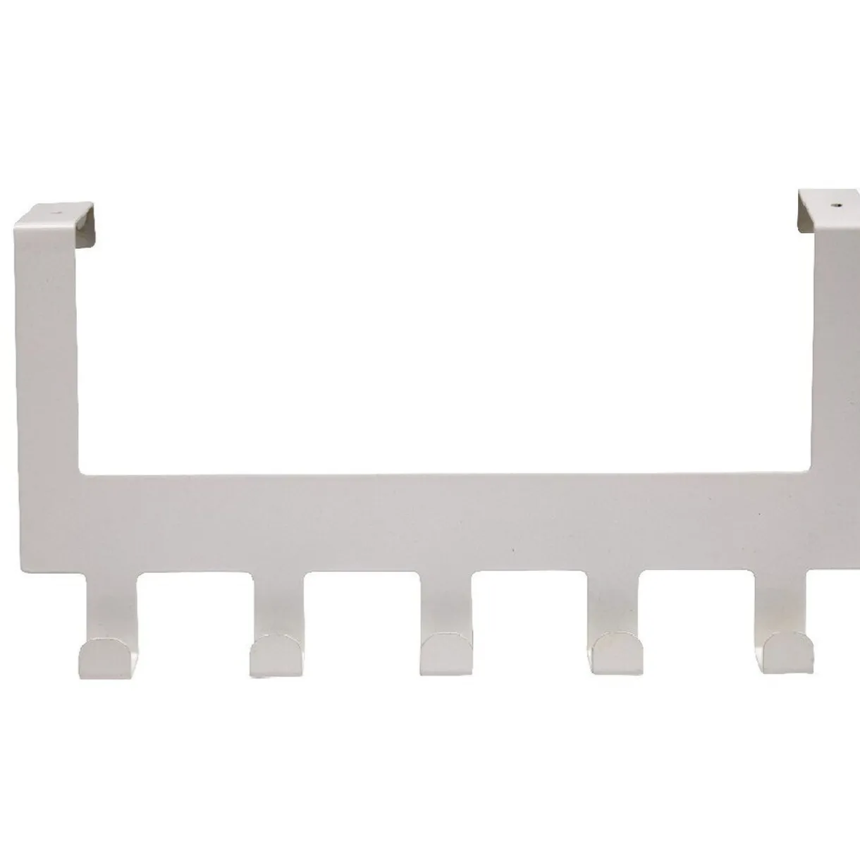 Rangement|Gifi Patère de porte blanche 5 crochets