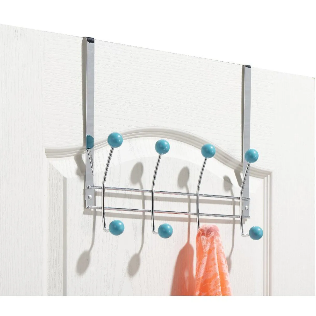 Rangement|Gifi Patère de porte boules bleues