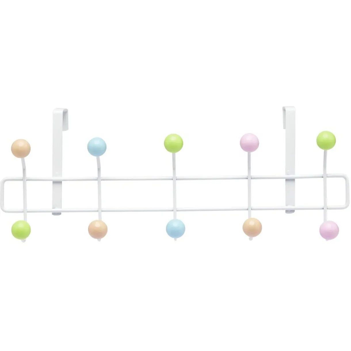 Rangement|Gifi Patère de porte multicolore 10 crochets