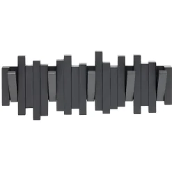 Rangement|Gifi Patère en bois 5 crochets 40,5x8,5xH15cm