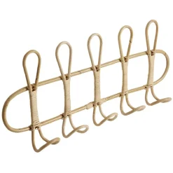 Rangement|Gifi Patère en rotin 5 crochets