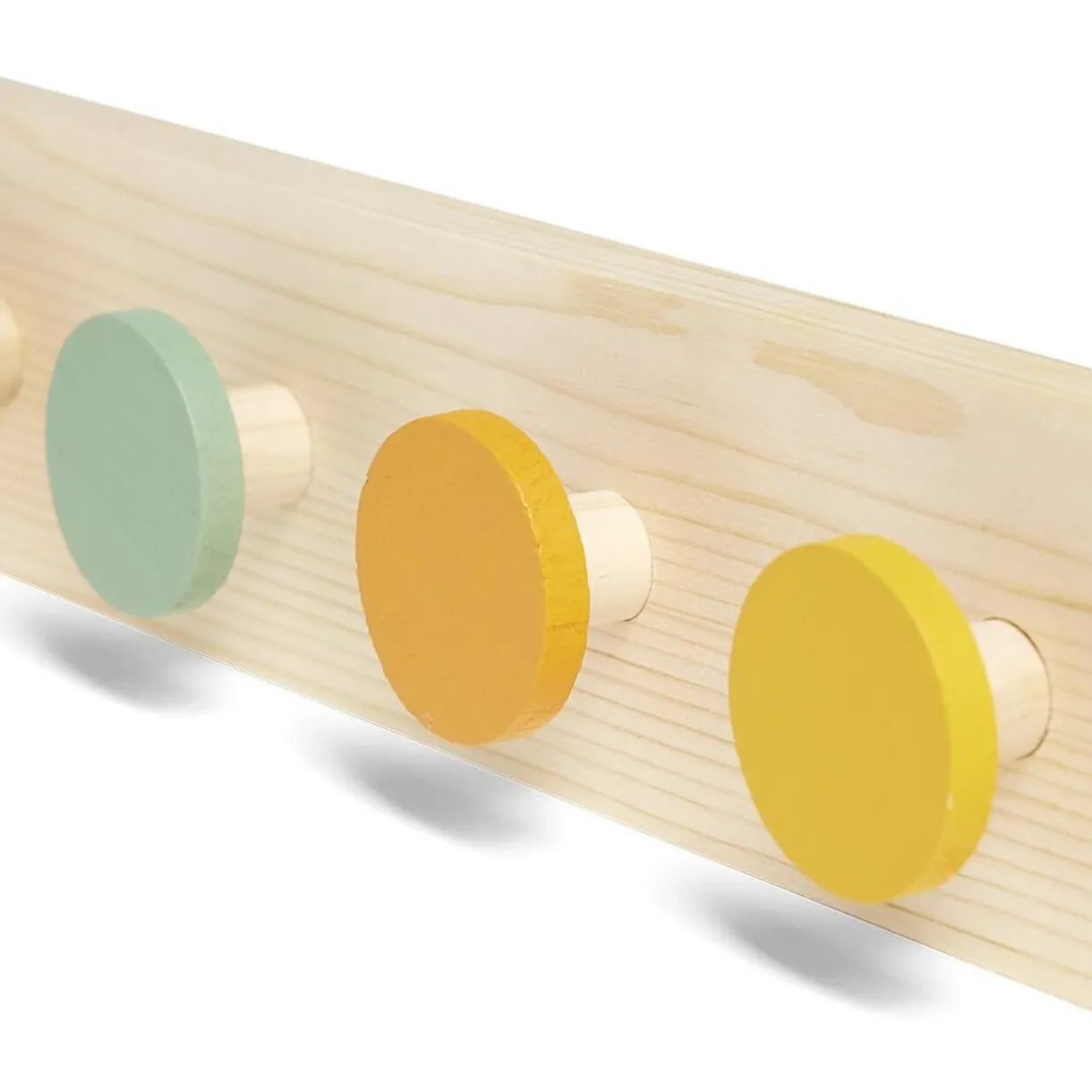 Rangement|Gifi Patère enfant 4 crochets bois 40xH4,2x7,5cm