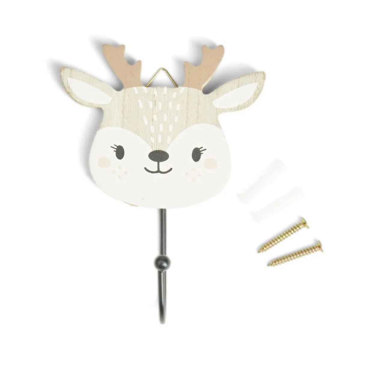 Rangement|Gifi Patère enfant forme animal 10xH15cm - 4 modèles