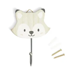 Rangement|Gifi Patère enfant forme animal 10xH15cm - 4 modèles