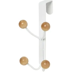 Rangement|Gifi Patère métal et bois 4 crochets