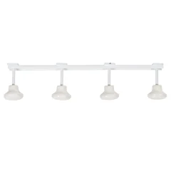 Rangement|Gifi Patère murale 4 crochets métal blanc