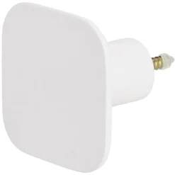 Rangement|Gifi Patère murale carrée blanc polyrésine 7x7cm