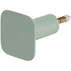 Rangement|Gifi Patère murale carrée vert sauge polyrésine 4,3x4,3cm