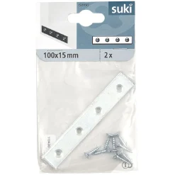 Online Gifi Patte d'assemblage 100mm métal x2