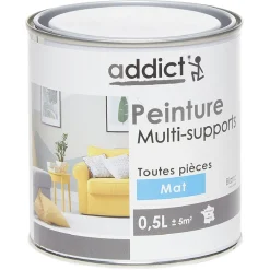 Gifi Peinture multi-surfaces 0,5L blanc mat