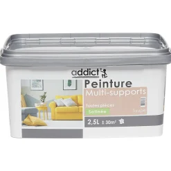 Sale Gifi Peinture multi-surfaces 2,5L taupe satiné