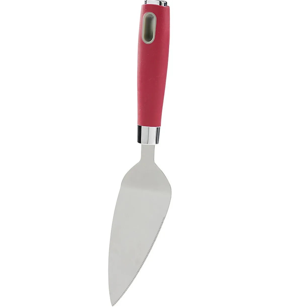 Pelle à tarte inox manche polypropylène rouge^Gifi Best