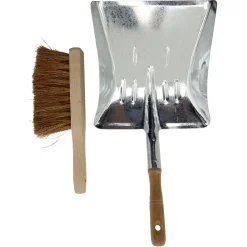 Nettoyage Et Entretien|Gifi Pelle en métal et balayette en bois