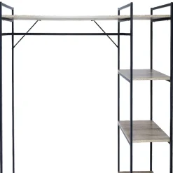 Rangement|Gifi Penderie bois XXL 6 étagères 160x40xH180cm