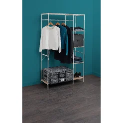 Rangement|Gifi Penderie ouverte blanche 4 étagères