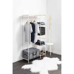 Rangement|Gifi Penderie ouverte blanche 4 étagères