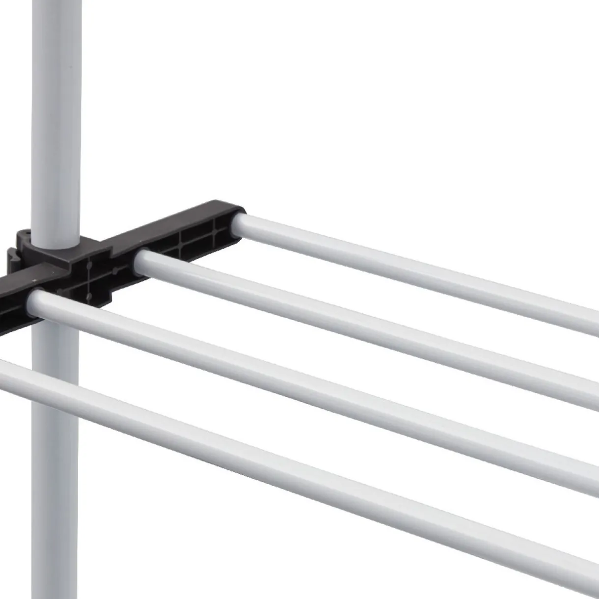 Rangement|Gifi Penderie télescopique métal blanc et noir