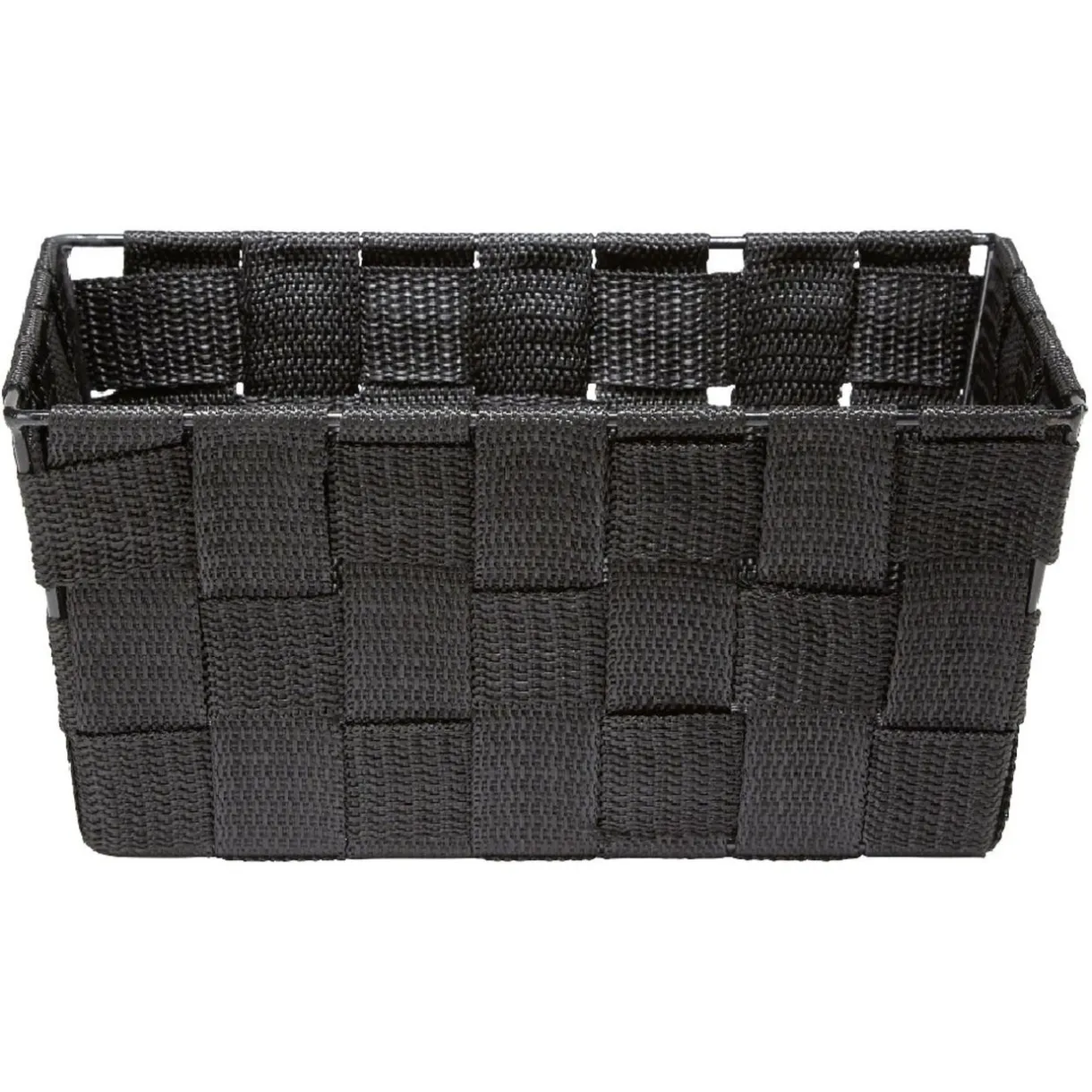 Rangement|Gifi Petit panier noir effet tressé