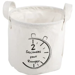 Rangement|Gifi Petite panière en tissus forme cylindre