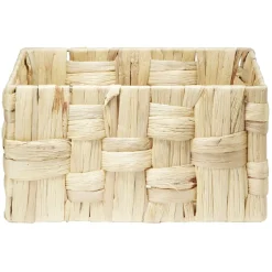 Rangement|Gifi Petite panière rectangulaire tressée en jonc