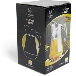 Pichet avec anse et bec verseur 1L verre transparent^Gifi Hot