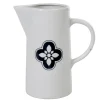 Pichet blanc avec motif fleur gris Dolce Vita^Gifi