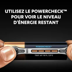 Outlet Gifi Pile alacaline Duracell Ultra AAA 1,5 Volts LR03 - Lot de 4