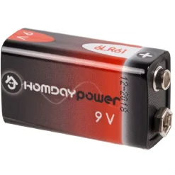 Outlet Gifi Pile Alcaline Homday Power 6LR61 9V