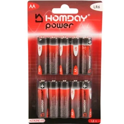 Clearance Gifi Pile Alcaline Homday Power LR06 type AA x10