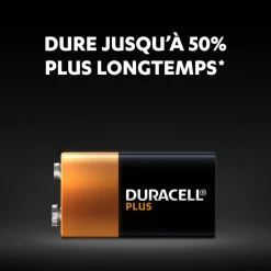 Discount Gifi Pile Duracell Plus alcaline 9 Volts 6LR61