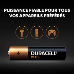 New Gifi Pile Duracell Plus alcaline AAA 1,5 Volts, LR03 - Lot de 8