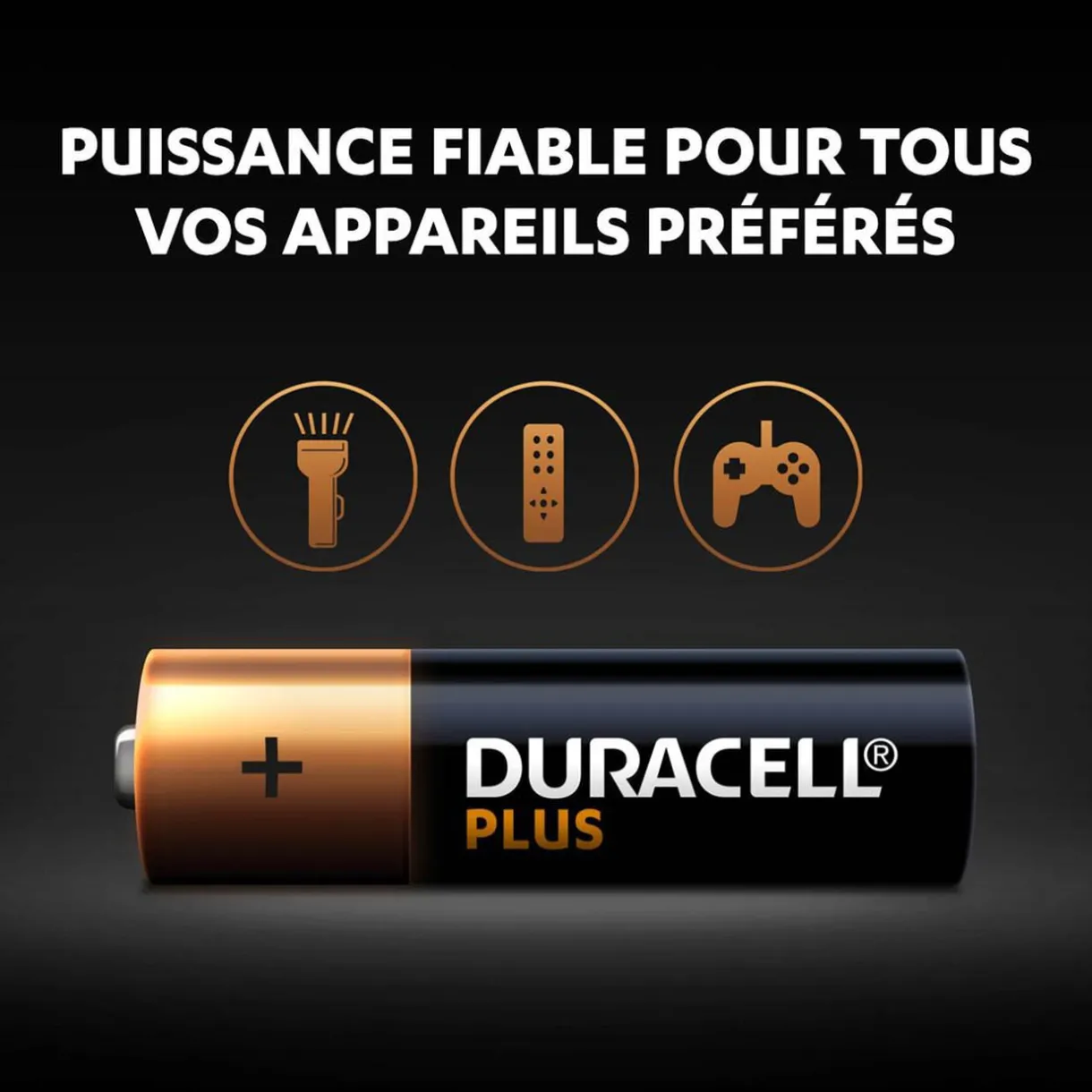 Clearance Gifi Pile Duracell Plus alcaline AA 1,5 Volts, LR06 - Lot de 8