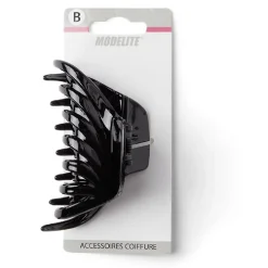 Online Gifi Pince à cheveux effet papillon plastique noir brillant 9cm