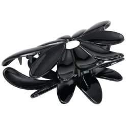 Sale Gifi Pince à cheveux en plastique noir brillant