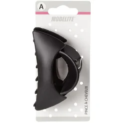 Hot Gifi Pince à cheveux noir mat L.9 cm