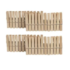 Entretien Du Linge|Gifi Pince à linge bambou naturel x48