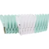 Entretien Du Linge|Gifi Pince à linge bleu opaque blanc x20