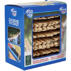 Entretien Du Linge|Gifi Pince à linge en bois x100