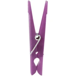 Entretien Du Linge|Gifi Pince à linge violette blanche verte grise x100