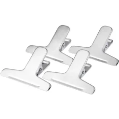 Pince à sachet inox x4^Gifi Discount